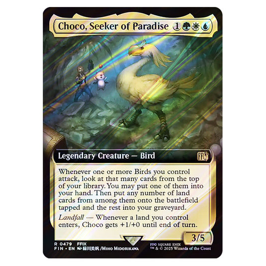 Choco, Seeker of Paradise 0479 card from the Magic The Gathering set Universes Beyond - Final Fantasy
