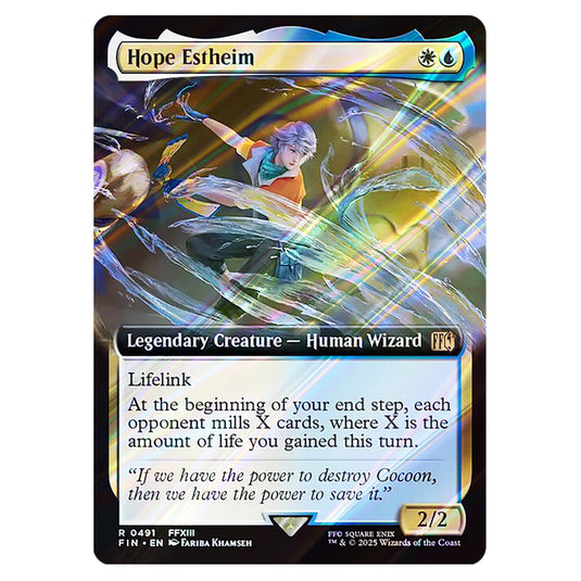Hope Estheim 0491 card from the Magic The Gathering set Universes Beyond - Final Fantasy