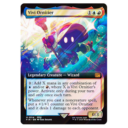 Vivi Ornitier 0514 card from the Magic The Gathering set Universes Beyond - Final Fantasy