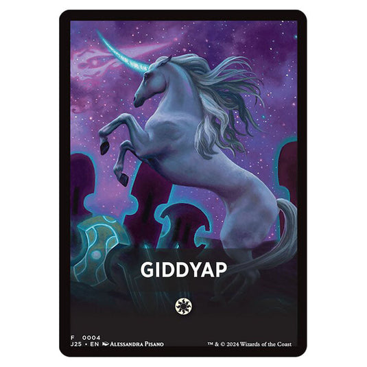Giddyap 0004 card from the Magic The Gathering set Foundations Jumpstart Front Cards
