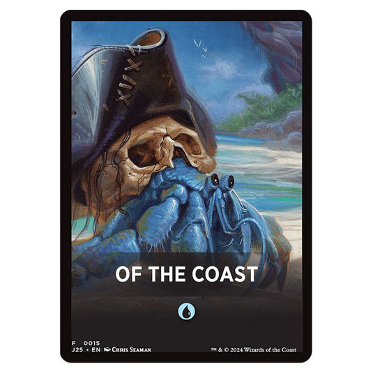 Of the Coast 0015 card from the Magic The Gathering set Foundations Jumpstart Front Cards