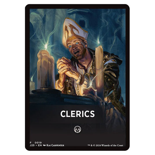 Clerics 0019 card from the Magic The Gathering set Foundations Jumpstart Front Cards