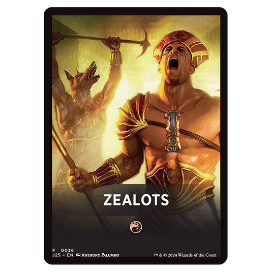 Zealots 0036 card from the Magic The Gathering set Foundations Jumpstart Front Cards
