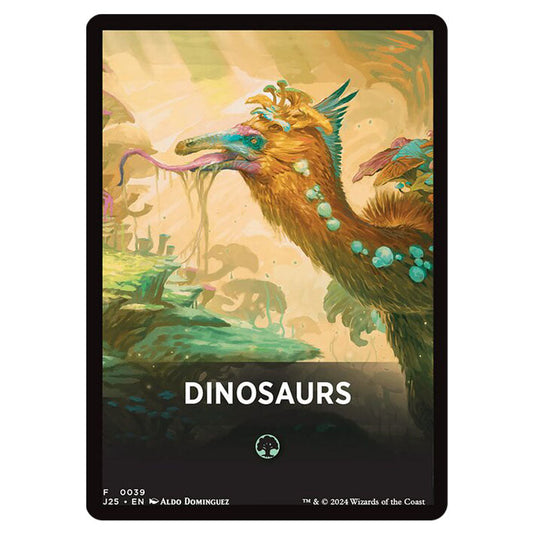 Dinosaurs 0039 card from the Magic The Gathering set Foundations Jumpstart Front Cards