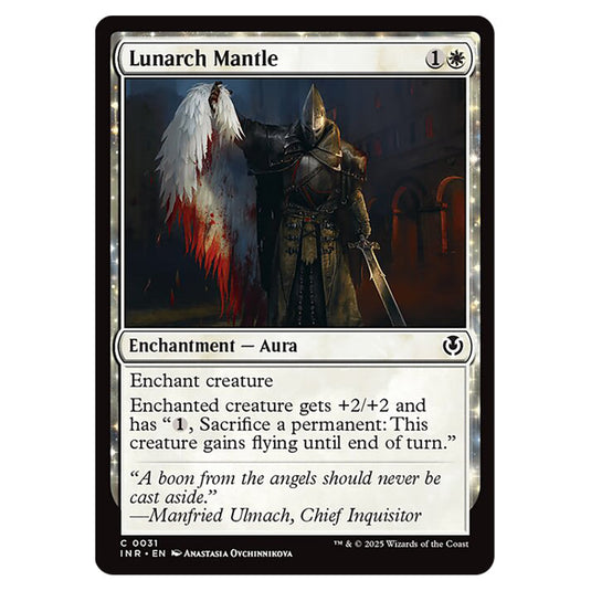 Lunarch Mantle 031 card from the Magic The Gathering set Innistrad Remastered