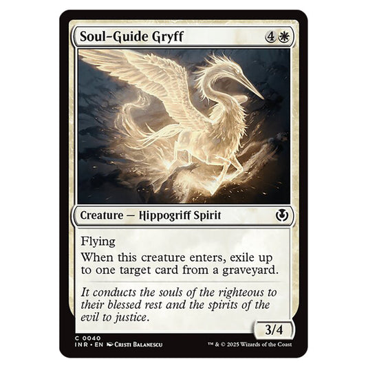 Soul-Guide Gryff 040 card from the Magic The Gathering set Innistrad Remastered