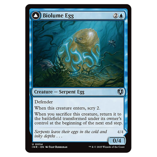Biolume Egg // Biolume Serpent 054 card from the Magic The Gathering set Innistrad Remastered