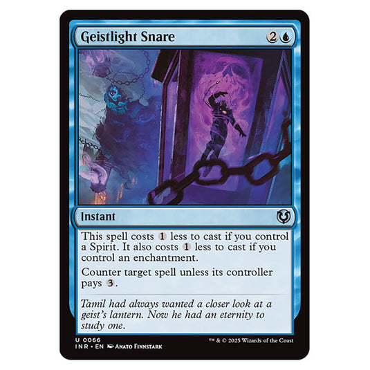 Geistlight Snare 066 card from the Magic The Gathering set Innistrad Remastered