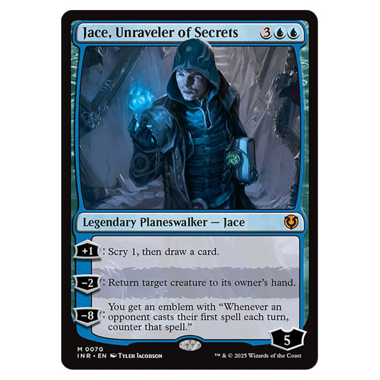 Jace, Unraveler of Secrets 070 card from the Magic The Gathering set Innistrad Remastered