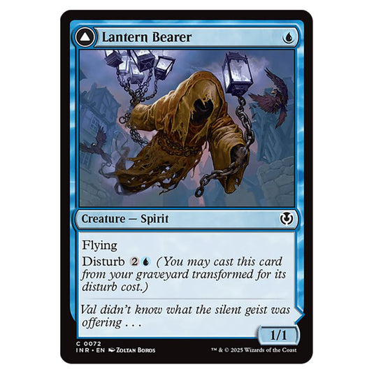 Lantern Bearer // Lanterns' Lift 072 card from the Magic The Gathering set Innistrad Remastered