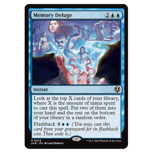 Memory Deluge 075 card from the Magic The Gathering set Innistrad Remastered