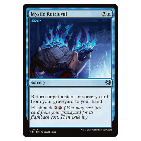 Mystic Retrieval 077 card from the Magic The Gathering set Innistrad Remastered