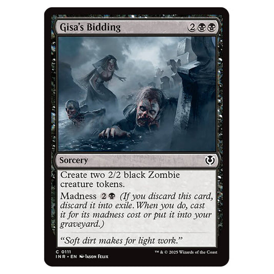 Gisa's Bidding 111 card from the Magic The Gathering set Innistrad Remastered