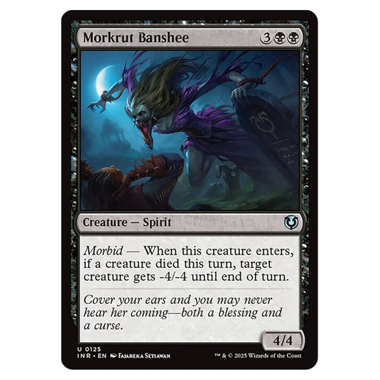Morkrut Banshee 125 card from the Magic The Gathering set Innistrad Remastered