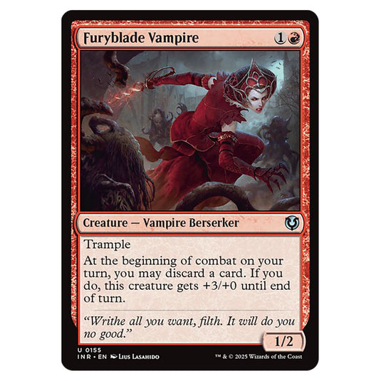 Furyblade Vampire 155 card from the Magic The Gathering set Innistrad Remastered