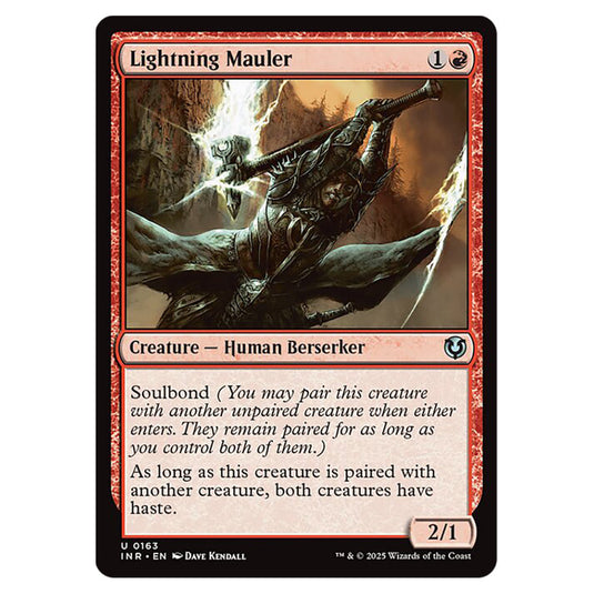 Lightning Mauler 163 card from the Magic The Gathering set Innistrad Remastered