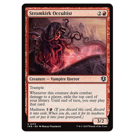 Stromkirk Occultist 173 card from the Magic The Gathering set Innistrad Remastered
