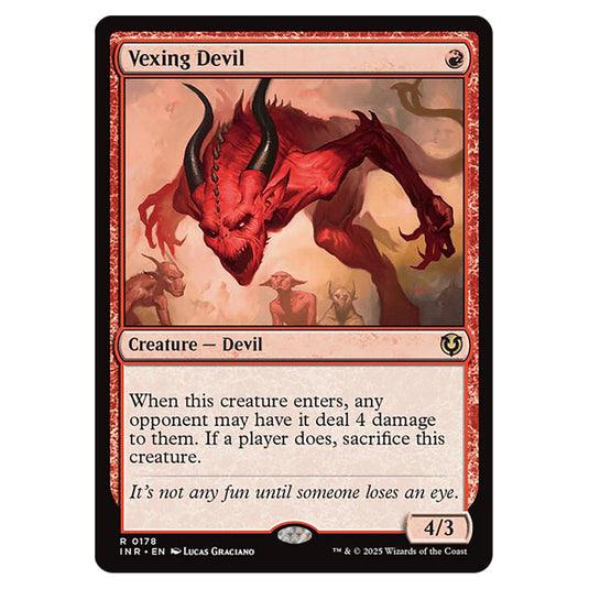 Vexing Devil 178 card from the Magic The Gathering set Innistrad Remastered