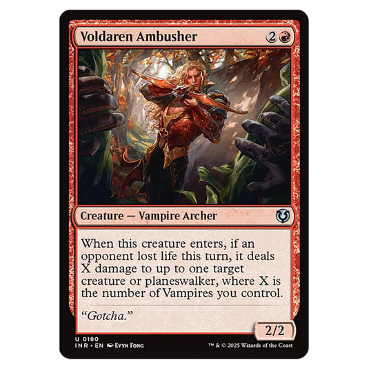 Voldaren Ambusher 180 card from the Magic The Gathering set Innistrad Remastered