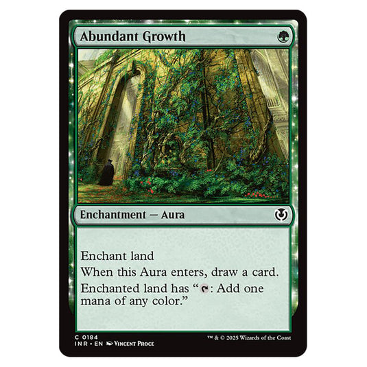 Abundant Growth 184 card from the Magic The Gathering set Innistrad Remastered