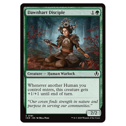 Dawnhart Disciple 191 card from the Magic The Gathering set Innistrad Remastered