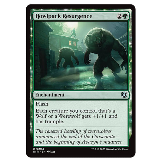 Howlpack Resurgence 204 card from the Magic The Gathering set Innistrad Remastered