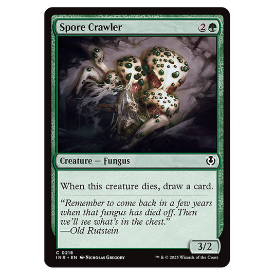 Spore Crawler 218 card from the Magic The Gathering set Innistrad Remastered