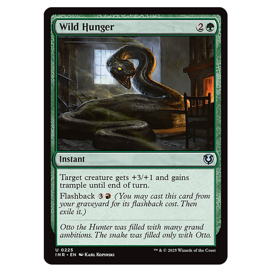 Wild Hunger 225 card from the Magic The Gathering set Innistrad Remastered