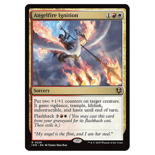 Angelfire Ignition 229 card from the Magic The Gathering set Innistrad Remastered