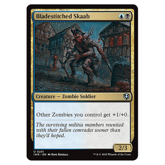 Bladestitched Skaab 231 card from the Magic The Gathering set Innistrad Remastered