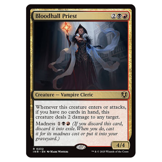 Bloodhall Priest 232 card from the Magic The Gathering set Innistrad Remastered