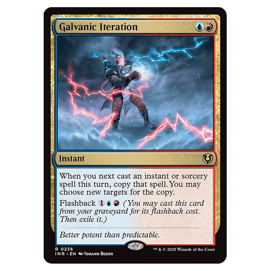 Galvanic Iteration 236 card from the Magic The Gathering set Innistrad Remastered
