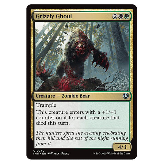 Grizzly Ghoul 240 card from the Magic The Gathering set Innistrad Remastered