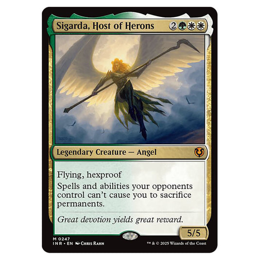 Sigarda, Host of Herons 247 card from the Magic The Gathering set Innistrad Remastered
