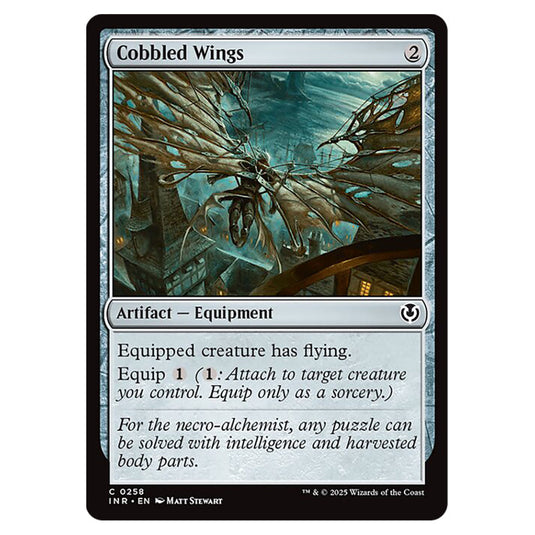 Cobbled Wings 258 card from the Magic The Gathering set Innistrad Remastered