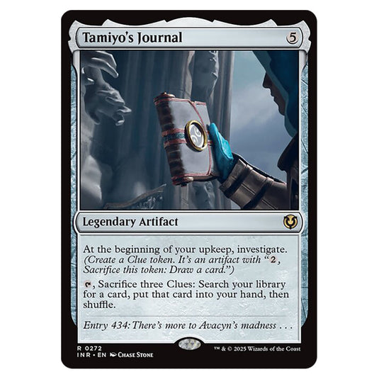 Tamiyo's Journal 272 card from the Magic The Gathering set Innistrad Remastered