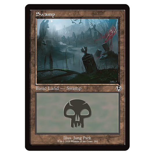 Swamp 292 card from the Magic The Gathering set Innistrad Remastered
