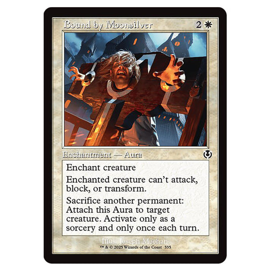 Bound by Moonsilver 335 card from the Magic The Gathering set Innistrad Remastered