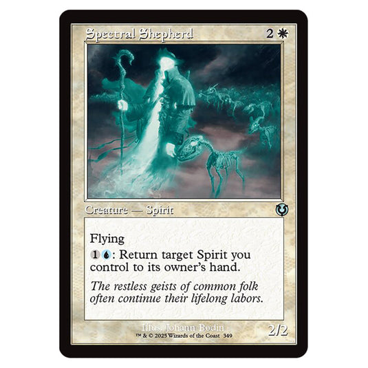 Spectral Shepherd 349 card from the Magic The Gathering set Innistrad Remastered