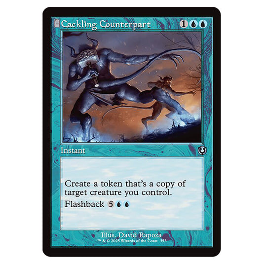 Cackling Counterpart 353 card from the Magic The Gathering set Innistrad Remastered
