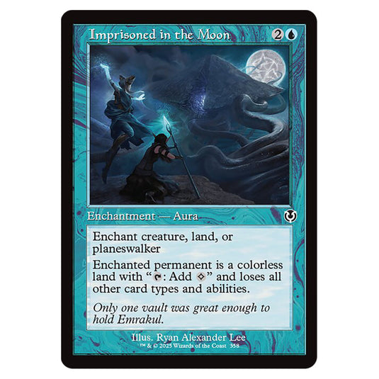Imprisoned in the Moon 358 card from the Magic The Gathering set Innistrad Remastered