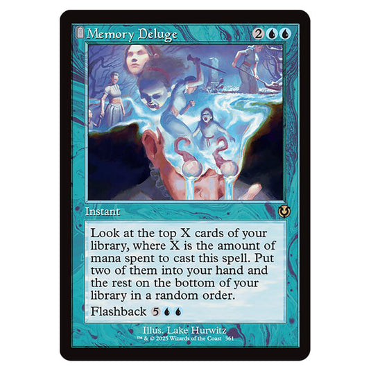 Memory Deluge 361 card from the Magic The Gathering set Innistrad Remastered