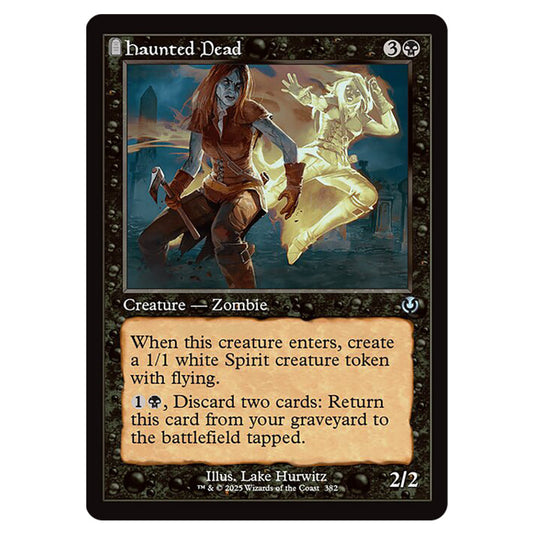 Haunted Dead 382 card from the Magic The Gathering set Innistrad Remastered