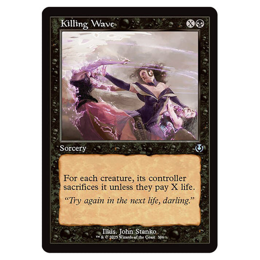 Killing Wave 386 card from the Magic The Gathering set Innistrad Remastered