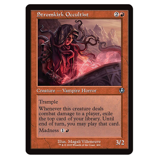Stromkirk Occultist 402 card from the Magic The Gathering set Innistrad Remastered