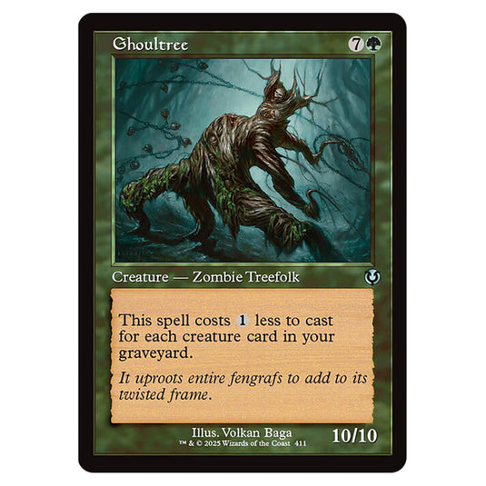 Ghoultree 411 card from the Magic The Gathering set Innistrad Remastered