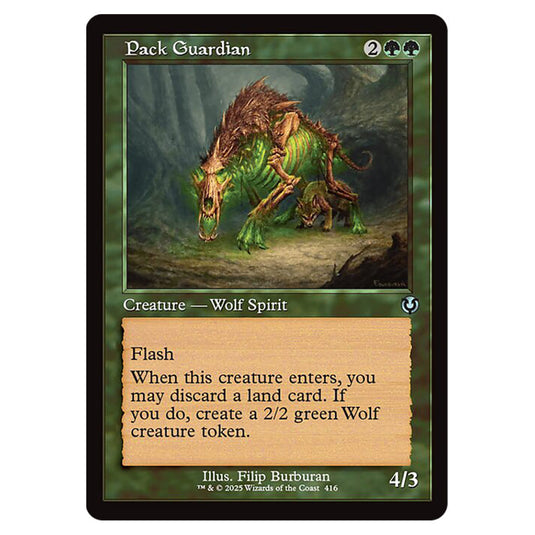 Pack Guardian 416 card from the Magic The Gathering set Innistrad Remastered