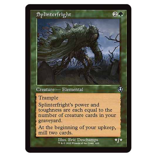 Splinterfright 420 card from the Magic The Gathering set Innistrad Remastered