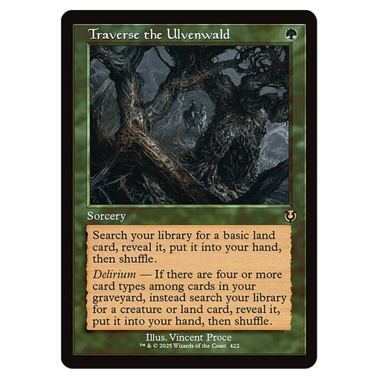 Traverse the Ulvenwald 422 card from the Magic The Gathering set Innistrad Remastered
