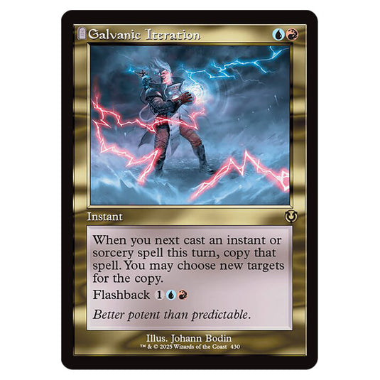 Galvanic Iteration 430 card from the Magic The Gathering set Innistrad Remastered